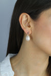 Rice Shell Pearl Earrings