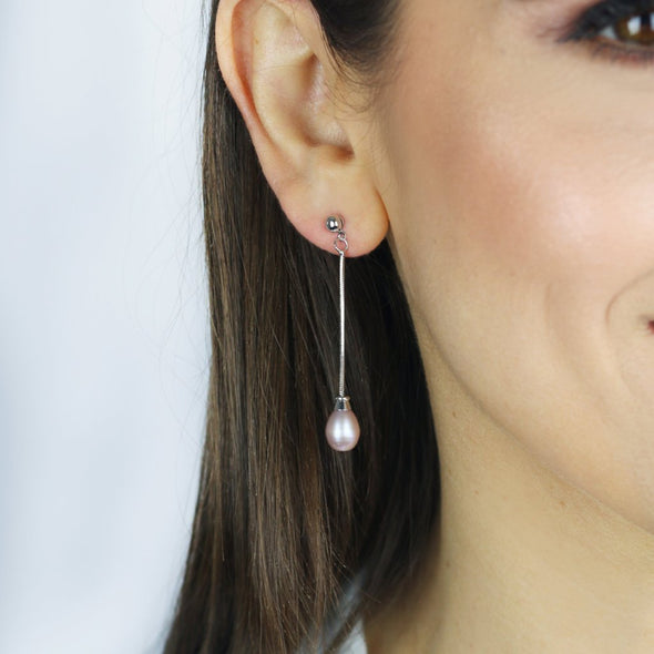 Penrose Collection Earrings Pink.
