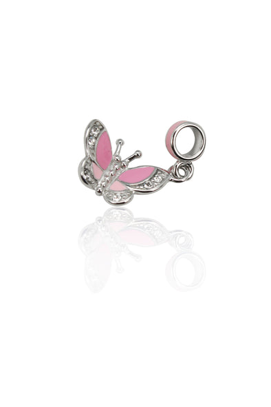 Pink Butterfly Pendant
